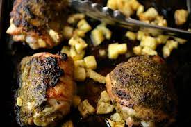 Rum And Chile Roasted Chicken Thighs With Pineapple Recipe Recipe Nyt Cooking Cooking Recipes