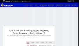 Business internet banking provides you with a number of features available by simply using your accounts details. Axis Paypro Login Page