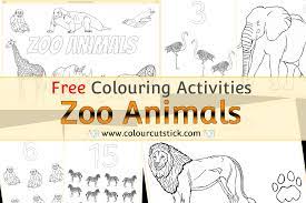 Plus, it's an easy way to celebrate each season or special holidays. Free Zoo Animals Colouring Coloring Pages For Children Kids Toddlers Preschoolers Early Years Colour Cut Stick Free Colouring Activities