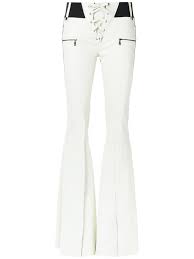 Calça Social Preta Boca De Sino Andrea Bogosian Calca Flare De Couro Calca Flare Pano Designer De Roupa