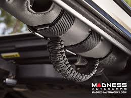 Finally, a handle wrap that won't come loose! Jeep Wrangler Tj Para Cord Grab Handles Black On Black Pair