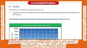 Berikut ini yang bukan merup Jawaban Esai Uji Kompetensi Bab 5 Ipa Kelas 7 Halaman 144 Lapisan Bumi Youtube