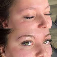 Natural eyebrow microblading for blond seniors?