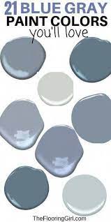With blue, it's very easy to change a room's mood by simply switching out the accent colors. Best Blue Gray Paint Colors 21 Stylish Dusty Blues Blue Gray Paint Grey Paint Colors Blue Gray Paint Colors