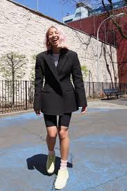 Black Biker Shorts Outfit Summer The Out Of The Box Outfit It Girls Are Wearing Bike Shorts Outfit Fashion Short Outfits