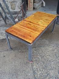 Table Made With Reclaimed Bowling Alley Floor By Philadelphia Salvage Company Https Www Facebook Com Ph Dining Table Sizes Dining Table Kitchen Island Table