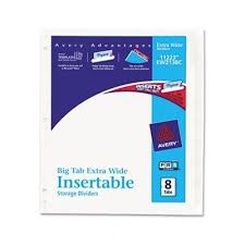 Index tab dividers for vinyl and poly binders tab layout: 8 Tab Extra Wide Dividers Download Amazon Com Avery 8 Tab Extra Wide Binder Dividers Easy Print Apply Clear Label Strip Index Maker White 5 Sets 11440 Binder Index Dividers Office