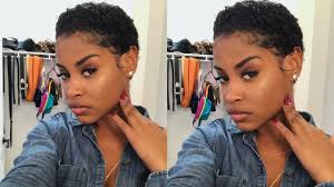 Tapered haircut is a good idea if you want to style your hair much more easily in the morning. How I Style My Short Natural Hair 2019 Youtube