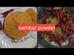 Home Made Sambar Podi In Telugu Sambar Powder Madras Sambar Powder Youtube Instant Recipes Masala Recipe Homemade