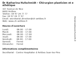 Meilleurs résultats chirurgie esthétique pour visage, silhouette et seins à prix réduit avec clinique esthétique. á… Dr Katharina Hufschmidt Chirurgien Plasticien Et Esthetique Horaires D Ouverture 107 Avenue De Nice A Antibes