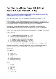 pro plan duo delice parca etli biftekli yetiskin kopek mamasi 2 5 kg how to plan dogs duo