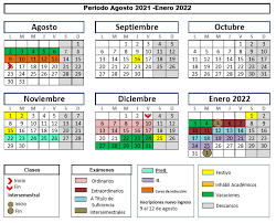 El inicio de clases será el lunes 24 de agosto las cuales se llevaran a cabo vía remota hasta que el semáforo epidemiológico tenga el color verde. Calendario Escolar Febrero 2021 Enero 2022 Facultad De Derecho