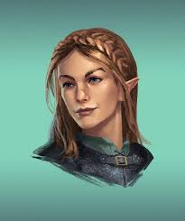 Oc Half Elf Cleric Commission Dnd Character Portraits Dnd Characters Female Elf