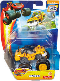 Print this blaze coloring pack so your preschooler can color in blaze and all his monster machine friends like zeg stripes starla and pickle. Mattel Fisher Price Cgh56 Stripes Die Cast Fahrzeug Amazon De Spielzeug