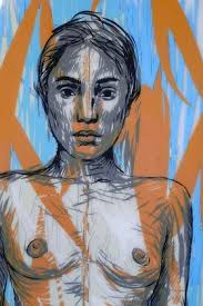 Surfboard Painted By South African Artist Editorial Stock Photo