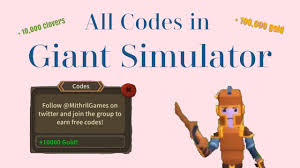 The most competitive simulator on roblox! All Codes In Giant Simulator Youtube
