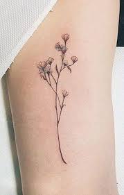 Cerise Small Wild Floral Flower Temporary Tattoo Delicate Flower Tattoo Tattoos Delicate Tattoo