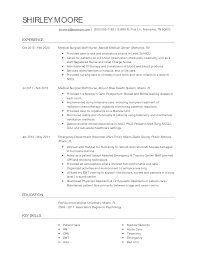 Medical surgical nurses are at the forefront in assisting physicians and other health care professionals provide the best service to patients. Medical Surgical Staff Nurse Resume Examples 2021 Template And Tips Zippia