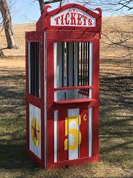 Hi you guys out there. Carnival Ticket Booth Halloween Decoration Prop Decor Goes Etsy