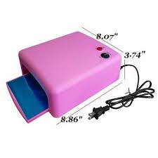 Pink Uv Light Full Size 36 Watt Uv Light With Removable Tray Polymer Clay Tools Uv Resin Polymer Clay Jewelry