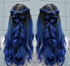 Black And Blue Hair Dye Ideas 29 Blue Hair Color Ideas For Daring Women Stayglam Blue Hair Hair Color Blue Hair Styles