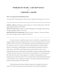 'turkle' learning and academic skills resources 1. Pdf Worlds Of Music A Review Essay