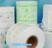 Breathable Baby Diaper Polyethylene Film Non-Woven Fabric ...