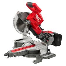 Milwaukee M18 Fuel 18 Volt Lithium Ion Brushless Cordless 10 In Dual Bevel Sliding Compound Miter Saw Tool Only 2734 20 The Home Depot Sliding Compound Miter Saw Sliding Mitre Saw Compound Mitre Saw