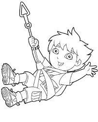 The Adventure Of Diego In Go Diego Go Coloring Page Netart In 2020 Kids Printable Coloring Pages Coloring Pages Cartoon Coloring Pages