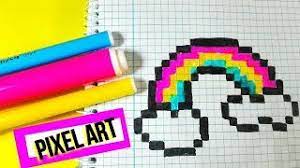 ¿cómo cambia la información de los píxeles? Como Dibujar Un Arcoiris Muy Facil Pixel Art Youtube