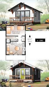 25 Best Tiny House Planstiny Home Cabin Plan Move Kitchen To Opposite Wall Of Bathroom Simple And In 2020 Tiny House Floor Plans Tiny House Plans Tiny House Cabin