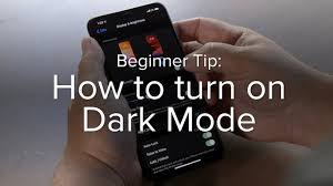 How To Turn On Dark Mode On Iphone And Ipad Youtube