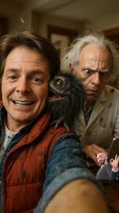 Doc and Marty going Back to Legendary Movies