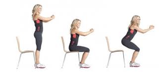 Sit on the chair with your back straight, legs bent at the knees 90 degrees and feet planted on the floor. Office Chair Workouts Calibre Office Furniture