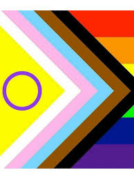 Some versions include a yellow triangle with a purple circle. The Progress Pride Flag Is Getting An Intersex Inclusive Makeover Them