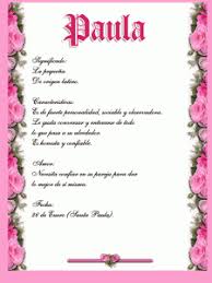 Paula Significado De Tu Nombre Significados De Los Nombres Nombres Nombres De Bebes