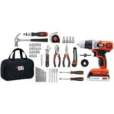 By providing extra level of control, the 11 position clutch prevents stripping and overdriving. Black Decker 20v Max Lithium Ion Drill Project Kit