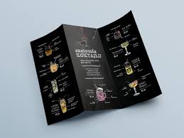 Cocktail Anatomy Menu Design Menu Design Cocktails Menu