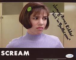 Nancy Anne Ridder "Scream" AUTOGRAPH Signed 'Girl in Bathroom' 8x10 Photo F  ACOA