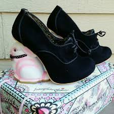 Irregular Choice Flopsy Black Bunny Rabbit Heel