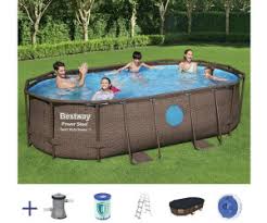 200 x 120 cm poolset gartenpool pool komplettset; Bestway Power Steel Swim Vista Frame Pool Komplett Set 427 X 250 X 100 Cm 38376 Ab 762 00 Preisvergleich Bei Idealo De