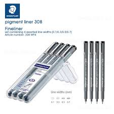 It is a popular choice among architects, designers, carpenters and many more. Staedtler Pigment Liners