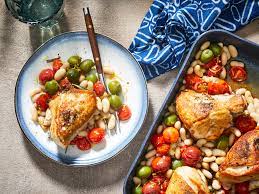 Easy Roasted Chicken Breasts With Tomatoes And White Beans Recipe Myrecipes