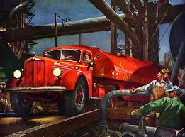 Image result for Mack Red 1945 Truck