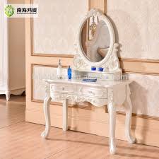 The reproduction italian tv unit with drawers with beautiful rose handle detail is shown here in an ivory finish with hand painted black elaborate detailing and a. Product Detail Modern Ivory White French Design Wooden Console Table With Drawers And Mirror Djimart