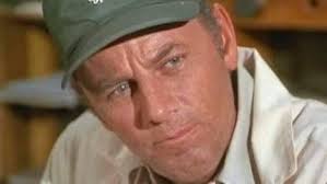 Colonel Henry Blake's plane (pause) was shot down over the sea of Japan, it  spun in (pause) there were no survivors !!! ( Cut to shock)