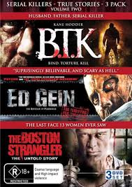 Ed gein is a foreign biographical film of the true crime subgenre. Serial Killer Triple Pack B T K Ed Gein The Boston Strangler Thriller Dvd Sanity