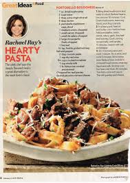Access free recipes, cooking tips and free daily meal plans with just one click! Rachel Ray S Hearty Pasta People Magazine Quick Dinner Butter Mushroom Yummy Food