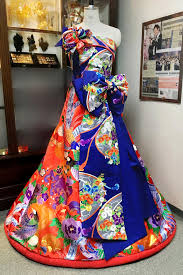 Traditionally, kimonos were worn layer upon layer. Japanese Kimono Dress Uchikake Bird Floral Japanese Kimono Dress Custom Made Sales Dahlianty Japan