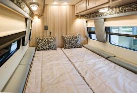 Only the finest american & russian white oak is chosen when manufacturing the furniture. Coach House Arriva Beds Motorhome Magazine